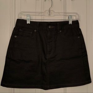 🚨SOLD Black Denim Mini Skirt NWOT